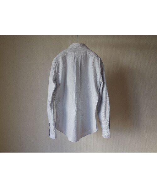 MANUAL ALPHABET(マニュアル アルファベット)の「Manual alphabet マニュアルアルファベット BASIC OXFORD B.D SHIRT STRIPE ベーシックオックスフォードボタンダウンシャツ ストライプ(シャツ/ブラウス・メンズ・その他)」の8枚目の写真