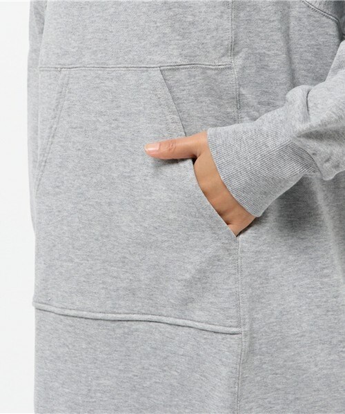 FRAPBOIS（フラボア）の「ラキラッケ（ワンピース・レディース・グレー/ネイビー・1）」の8枚目の写真