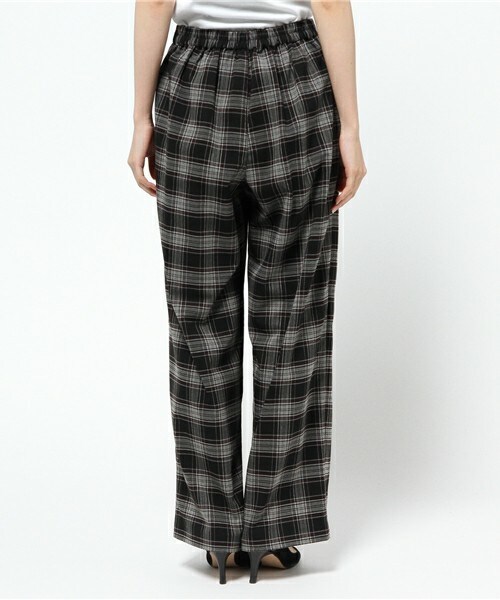 archives（アルシーヴ）の「チェックワイドパンツ（その他パンツ・レディース・チャコールグレー/シルバーグレー/ネイビー・MEDIUM）」の6枚目の写真