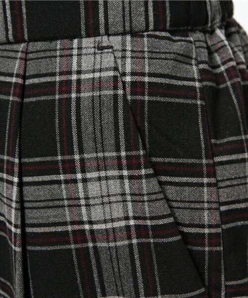 archives（アルシーヴ）の「チェックワイドパンツ（その他パンツ・レディース・チャコールグレー/シルバーグレー/ネイビー・MEDIUM）」の11枚目の写真