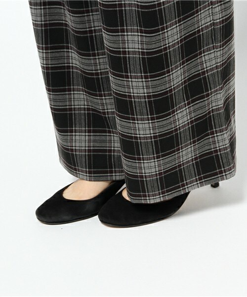 archives（アルシーヴ）の「チェックワイドパンツ（その他パンツ・レディース・チャコールグレー/シルバーグレー/ネイビー・MEDIUM）」の10枚目の写真