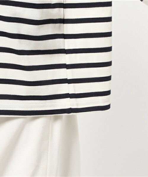 archives（アルシーヴ）の「バスクオフショルプルオーバー（Tシャツ/カットソー・レディース・ホワイト×ネイビー/ブラック×ホワイト/グリーン系その他・MEDIUM）」の9枚目の写真