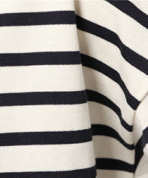 archives（アルシーヴ）の「バスクオフショルプルオーバー（Tシャツ/カットソー・レディース・ホワイト×ネイビー/ブラック×ホワイト/グリーン系その他・MEDIUM）」の10枚目の写真