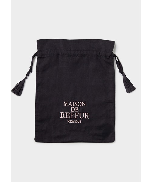 MAISON DE REEFUR（メゾンドリーファー）の「REEFUR ロゴ タッセルポーチ M（バッグ・レディース・Blue/Navy/Beige/Pink・F）」の17枚目の写真