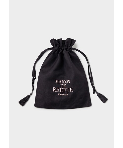 MAISON DE REEFUR（メゾンドリーファー）の「REEFUR ロゴ タッセルポーチ M（バッグ・レディース・Blue/Navy/Beige/Pink・F）」の16枚目の写真