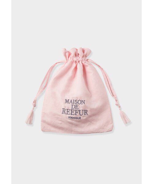 MAISON DE REEFUR（メゾンドリーファー）の「REEFUR ロゴ タッセルポーチ M（バッグ・レディース・Blue/Navy/Beige/Pink・F）」の22枚目の写真
