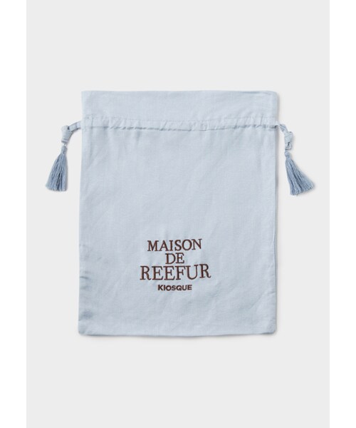 MAISON DE REEFUR（メゾンドリーファー）の「REEFUR ロゴ タッセルポーチ M（バッグ・レディース・Blue/Navy/Beige/Pink・F）」の10枚目の写真