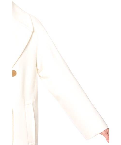 GRACE CONTINENTAL（グレースコンチネンタル）の「ルーズミリタリーコート（ジャケット/アウター・レディース・カーキ/ホワイト・34/36）」の11枚目の写真