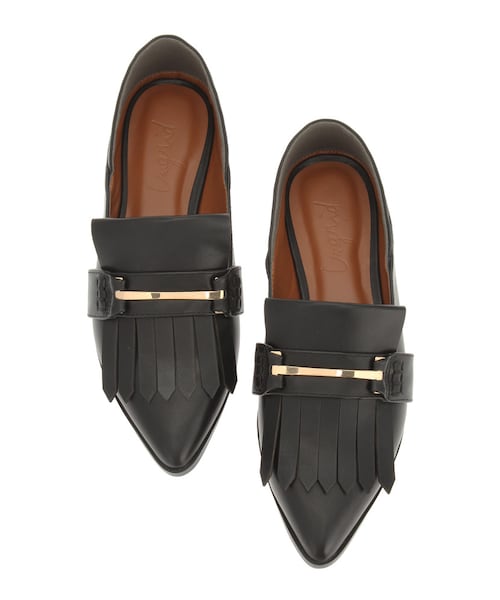 Ungrid（アングリッド）の「プレートコンビキルトローファー（シューズ・レディース・ブラック/ブラウン・S/M/L）」の3枚目の写真