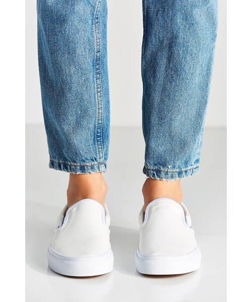 VANS（バンズ）の「Vans Metallic Gore Slip-On Sneaker（スニーカー・レディース・White・W 10/M 8.5/W 6/M 4.5/W 7.5/M 6/W 7/M 5.5/W 8.5/M 7/W 8/M 6.5/W 9/M 7.5）」の5枚目の写真