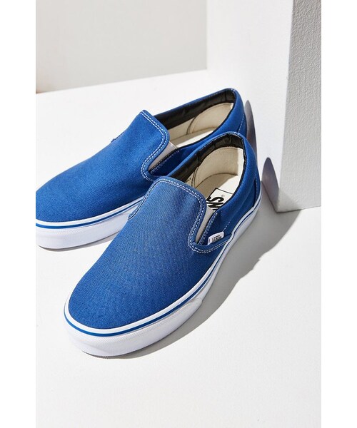 VANS(バンズ)の「Vans Classic Slip-On Sneaker(スニーカー・レディース・Black/Blue/White・W 10/M 8.5/W 6/M 4.5/W 7.5/M 6/W 7/M 5.5/W 8.5/M 7/W 8/M 6.5/W 9/M 7.5)」の14枚目の写真