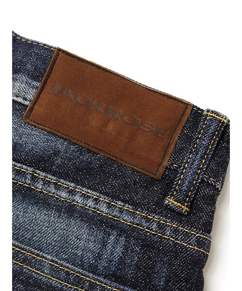 JACKROSE（ジャックローズ）の「ヴィンテージ加工ストレートデニム（パンツ・メンズ・ブラック/インディゴ・S/M/L/XL）」の19枚目の写真