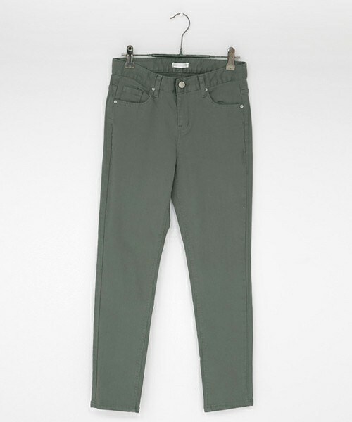 DHOLIC(ディーホリック)の「ベーシッククロップドスキニーパンツ(その他パンツ・レディース・アイボリー/カーキ/ディープスカイブルー/ディープピンク/ブラック・S/M/L)」の3枚目の写真