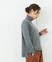 actuel | サイドスリットタートル(ニット/セーター)