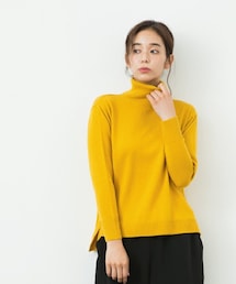 actuel | サイドスリットタートル(ニット/セーター)