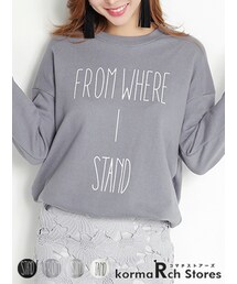 KORMARCH | ベーシックバンディングマンツーマン(Tシャツ/カットソー)