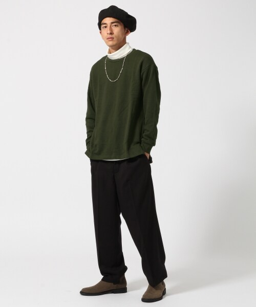 RAGEBLUE（レイジブルー）の「TRPUタートルネックカットソー（トップス・ホワイト/ブラック/グレー/ブラウン・M/L）」の5枚目の写真