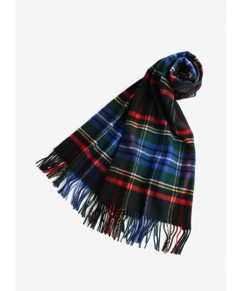 PLST（プラステ）の「JOHNSTONS 毛(カシミヤ100%) 大判ストール