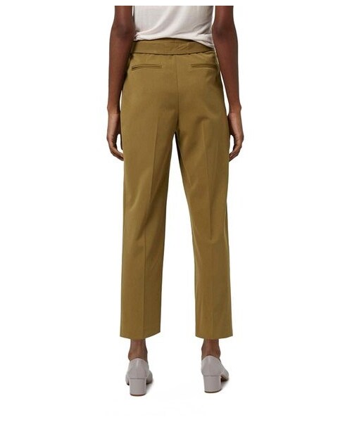 TOPSHOP（トップショップ）の「Topshop Belted Tapered Paperbag Trousers (Petite)（その他パンツ・レディース・Green・Petite 2P US (fits like 0P)）」の4枚目の写真
