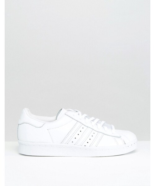 adidas（アディダス）の「Adidas adidas White Superstar With Pearl Metal Toe Cap（スニーカー・レディース・White・US 5.5/US 10.5/US 6.5/US 6/US 11/US 7.5/US 7/US 8.5/US 8/US 9.5/US 9/US 10）」の3枚目の写真