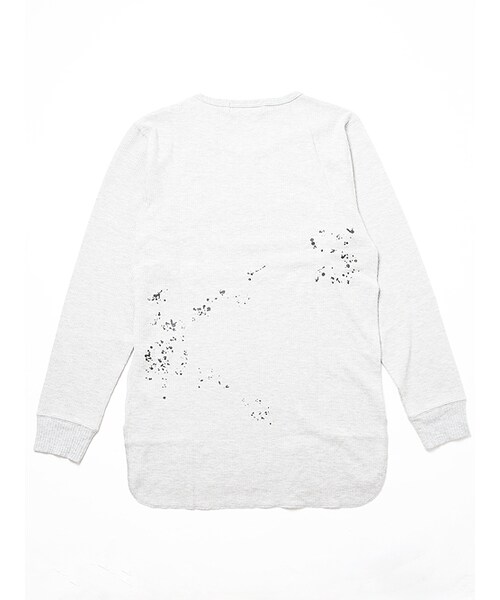 Luv maison(ラブメゾン)の「サーマルミドル丈ロンTEE(トップス・メンズ・ブラック/グレー/ホワイト・M/L)」の10枚目の写真