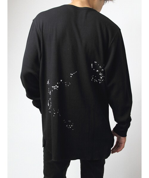 Luv maison(ラブメゾン)の「サーマルミドル丈ロンTEE(トップス・メンズ・ブラック/グレー/ホワイト・M/L)」の11枚目の写真