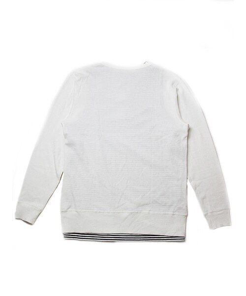 JACKROSE(ジャックローズ)の「レイヤードヘンリーネックロンTEE(トップス・メンズ・ブラック/グレー/ホワイト・M/L)」の10枚目の写真
