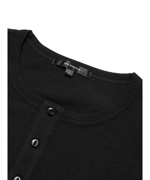 JACKROSE(ジャックローズ)の「レイヤードヘンリーネックロンTEE(トップス・メンズ・ブラック/グレー/ホワイト・M/L)」の12枚目の写真