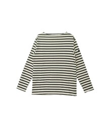 SAINT JAMES | SAINT JAMES（ｾﾝﾄｼﾞｪｰﾑｽ） OUESSANT BORDER （ECRU×NOIR）【正規取り扱い品】(Tシャツ/カットソー)