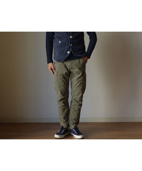 Ordinary fits（オーディナリーフィッツ）の「【完売御礼】Ordinary fits オーディナリーフィッツ OM-P080 BAREFOOT M65 CARGO ベアフット M65 カーゴ OLV オリーブ（カーゴパンツ・メンズ・その他）」の2枚目の写真