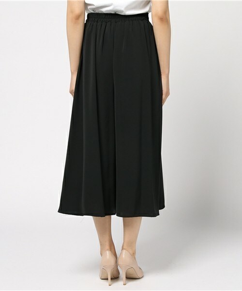 actuel（アクチュエル）の「マットサテン部分プリーツスカンツ（その他パンツ・レディース・ブラック/ブラウン/キャメル・FREE）」の6枚目の写真