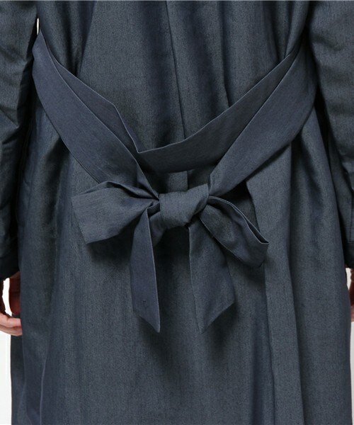 INTERPLANET（インタープラネット）の「ツイルロングシャツ（シャツ/ブラウス・レディース・カーキ/ネイビー/オレンジ・FREE）」の12枚目の写真