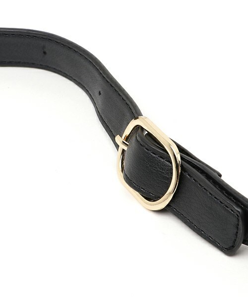 archives（アルシーヴ）の「タッセル付きバケツ型ショルダー（ショルダーバッグ・レディース・ブラック/キャメル・MEDIUM）」の8枚目の写真