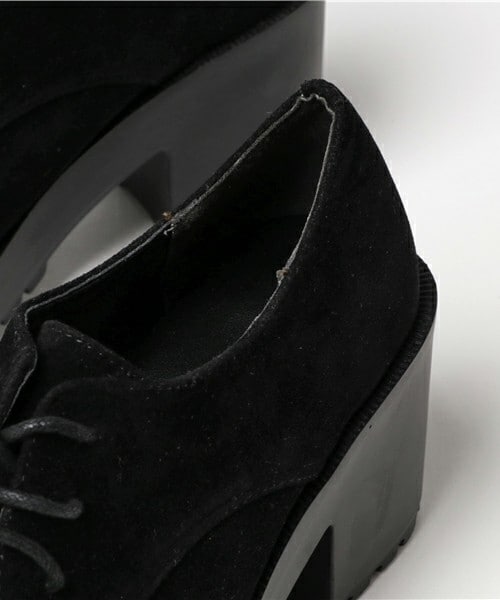 archives（アルシーヴ）の「レースアップブーティ（ブーティ・レディース・ブラック/グレー/その他・MEDIUM/LARGE）」の9枚目の写真