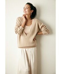 DRWCYS | ディープVレイヤードニット(ニット/セーター)