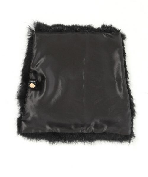 A part by（アパートバイ）の「ラビットファ－バスケット（バッグ・ブラック/ベージュ・ナシ）」の11枚目の写真