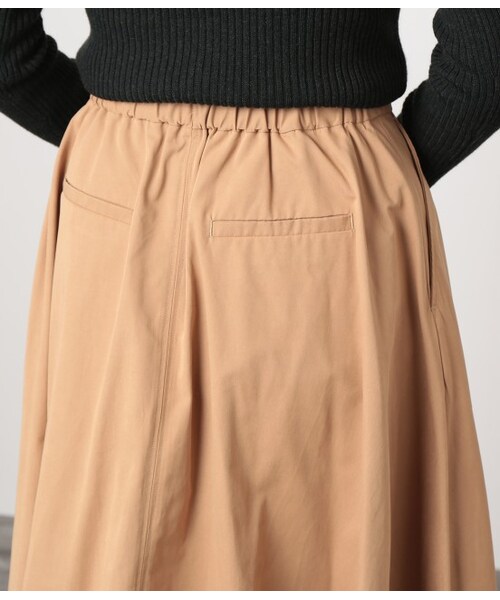 LE JUN(ルジュン)の「ミモレ丈フレアスカート(スカート・キャメル/カーキ・S/M)」の6枚目の写真