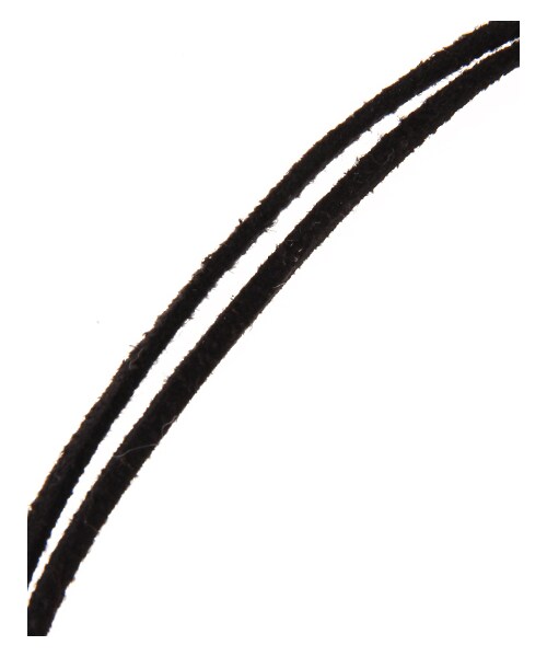 INGNI（イング）の「【2016秋の新作】スウェードリボンチョーカー（アクセサリー・レディース・ｸﾛ/ﾌﾞﾗｳﾝ・-）」の2枚目の写真