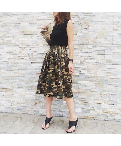 copine（コピン）の「☆再入荷☆大人気ワイドリブノースリーブ(4color)【クリックポスト対象商品】（Tシャツ/カットソー・レディース・その他）」の5枚目の写真