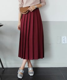 DHOLIC | ビックプリーツミモレ丈スカート(スカート)