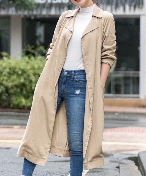 GAP(ギャップ)の「トレンチコート(トレンチコート・レディース・ベージュ・XXS)」の1枚目の写真