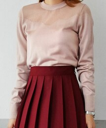 DHOLIC | シアーポイントニットプルオーバー(ニット/セーター)