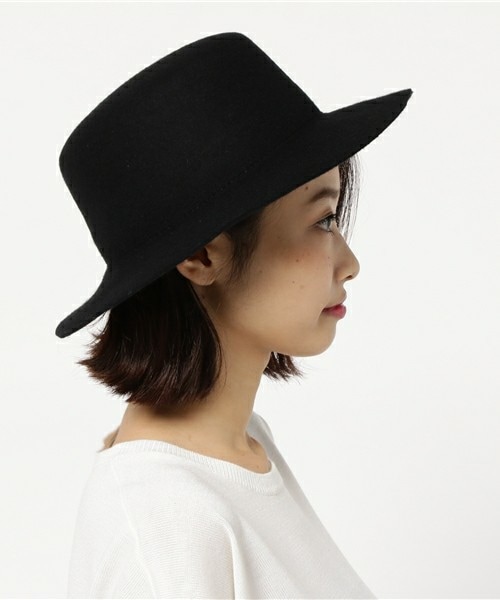 archives（アルシーヴ）の「フェルトカンカン帽（ハット・レディース・ブラック/ベージュ/カーキ・MEDIUM）」の4枚目の写真