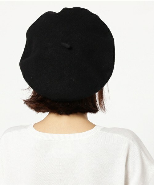 archives（アルシーヴ）の「バスクベレー（ハンチング/ベレー帽・レディース・ブラック/グレー/ブラウン・MEDIUM）」の5枚目の写真