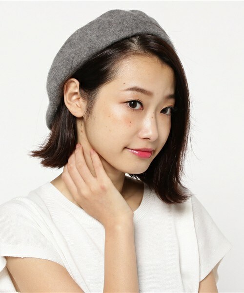 archives（アルシーヴ）の「バスクベレー（ハンチング/ベレー帽・レディース・ブラック/グレー/ブラウン・MEDIUM）」の2枚目の写真