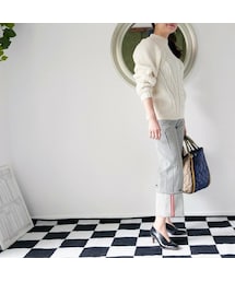 C'est pas grave | C'est pas Grave(セパ・グラーヴ) ロンスト&リジッドデニム(デニムパンツ)