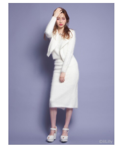 lilLilly（リルリリー）の「アンゴラニットキャミソール（）」 - WEAR
