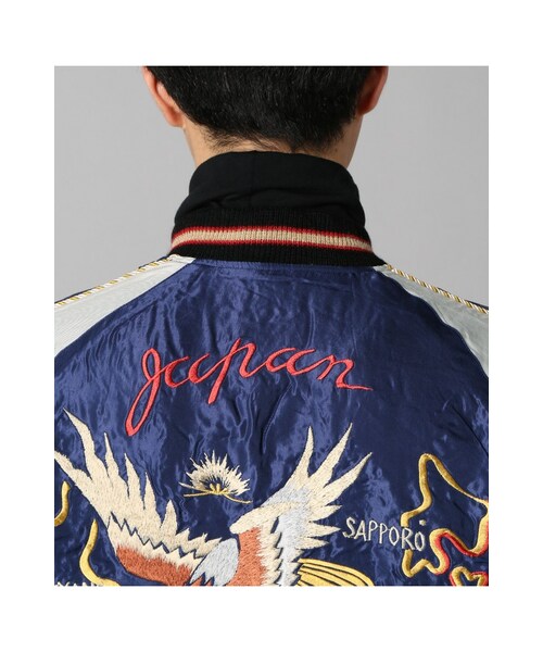 JOURNAL STANDARD（ジャーナルスタンダード）の「TAILOR TOYO / 東洋テーラー : ACETATE TWILL SUKA（ジャケット/アウター・ブラック A/ネイビー A・M）」の9枚目の写真