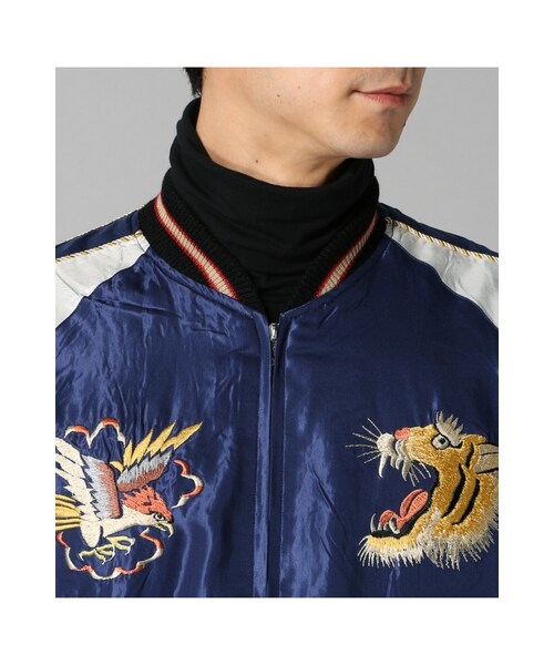 JOURNAL STANDARD（ジャーナルスタンダード）の「TAILOR TOYO / 東洋テーラー : ACETATE TWILL SUKA（ジャケット/アウター・ブラック A/ネイビー A・M）」の8枚目の写真