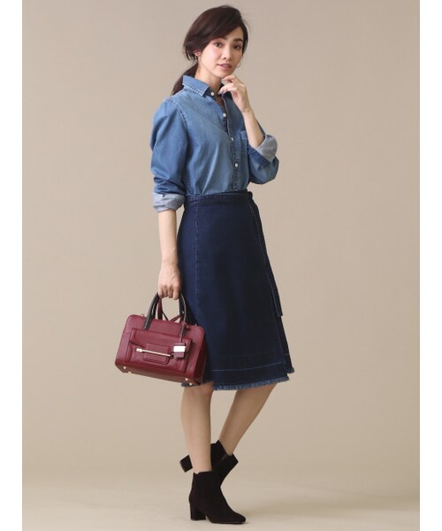 interstaple（インターステイプル）の「Bianca/2WAYボストン（ボストンバッグ・レディース・GRY/WIN・F）」の13枚目の写真